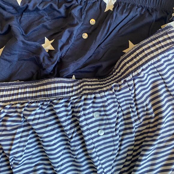 NEW JENNI INTIMATES BUNDLE OF TWO Pajama Shorts Blue Size XS Loungewear - Picture 3 of 5